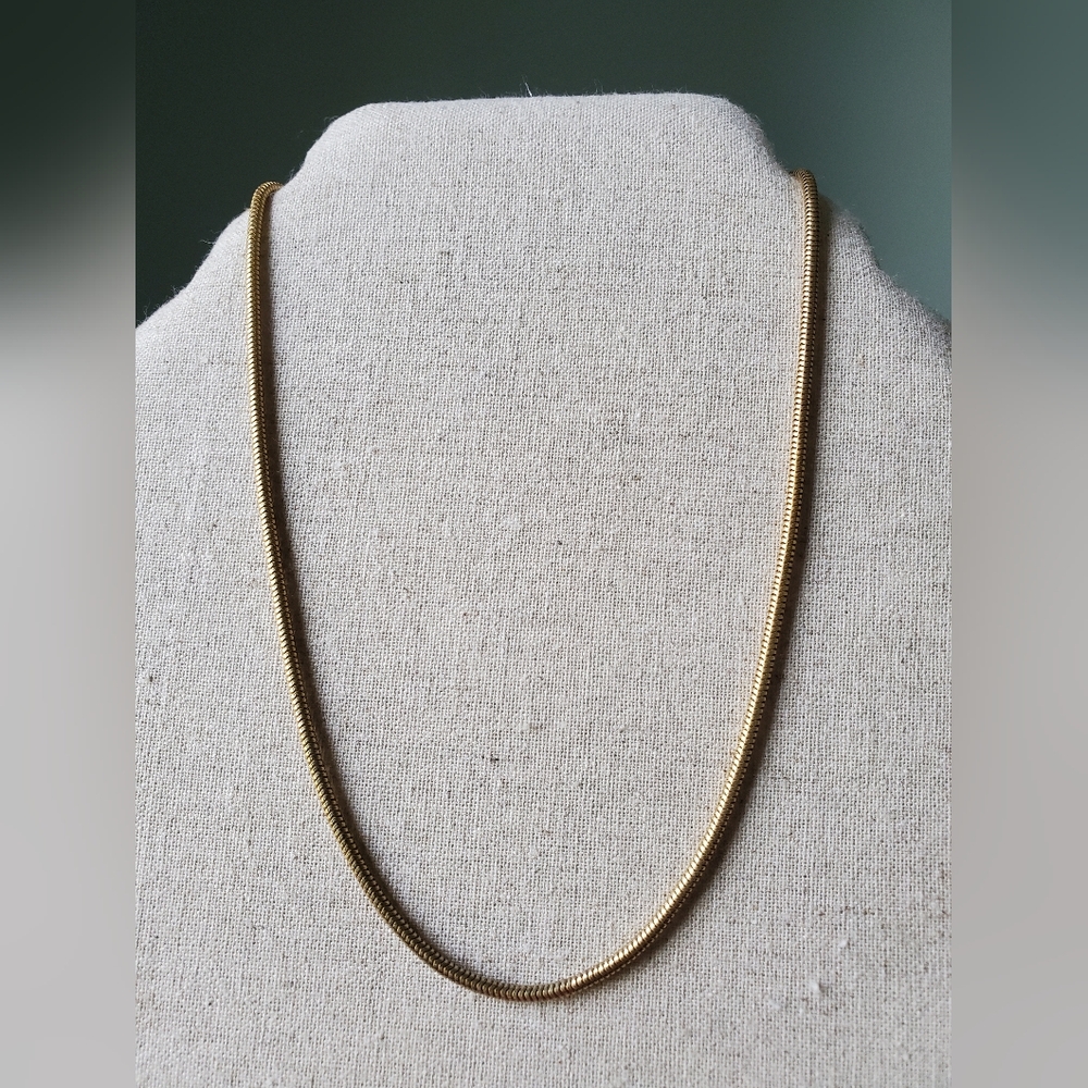Gold-Tone Snake Chain Necklace - Women Jewelry